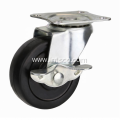 2 inch Light Duty Rubber Side Brake Casters